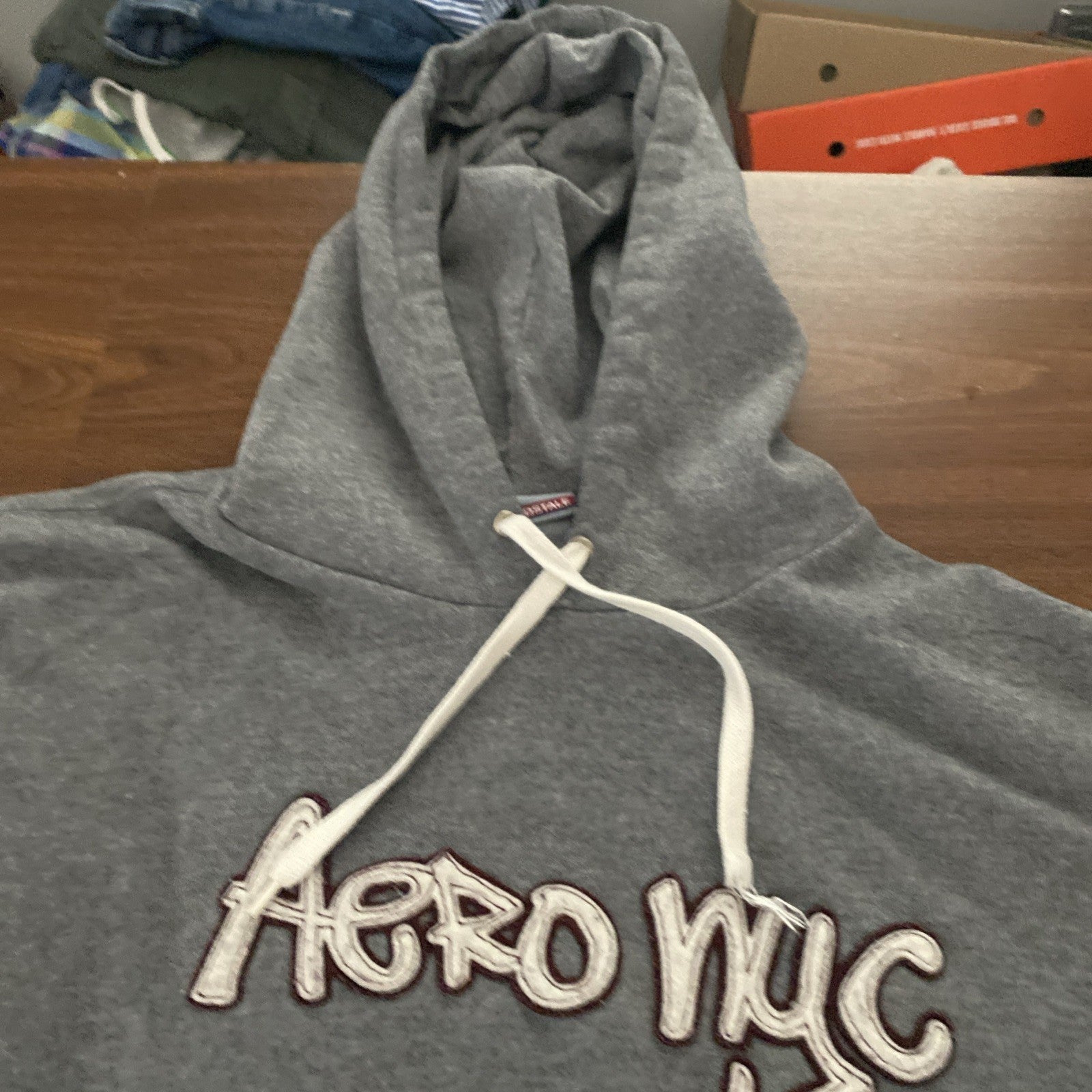 Aeropostale men’s extra large hoodie sweatshirt long sleeve Aero NYC 