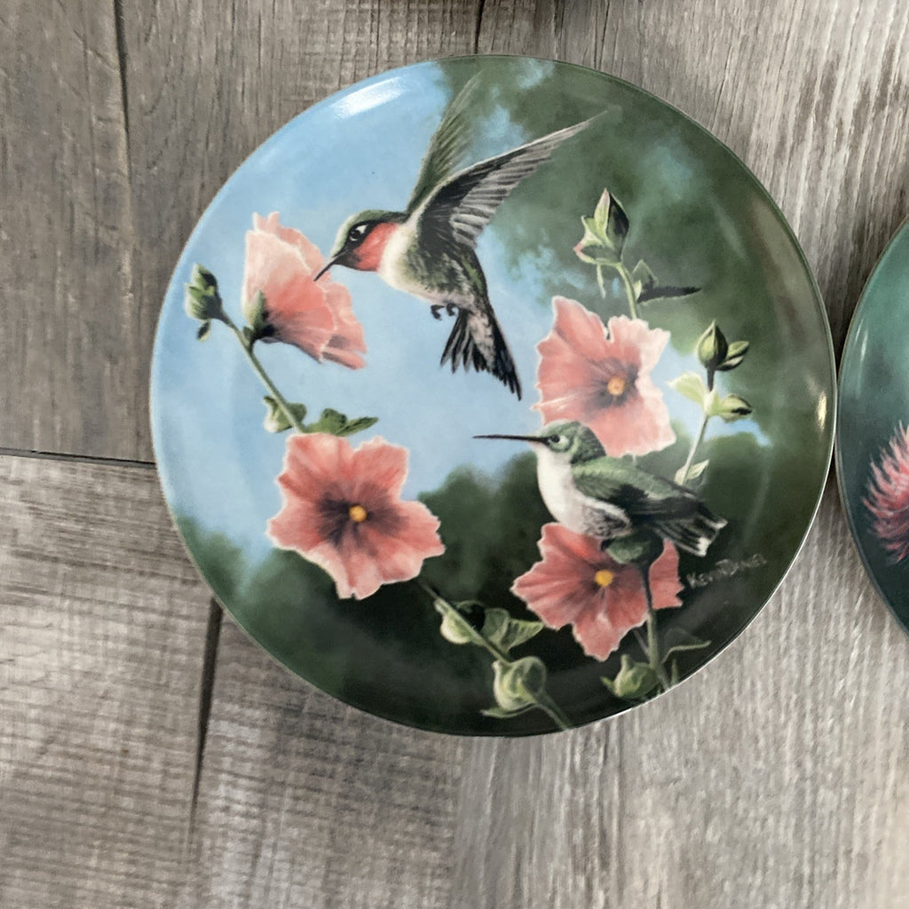 Set Of 9 Knowles Encyclopedia Britannica Birds Of Your Garden Collection Plates