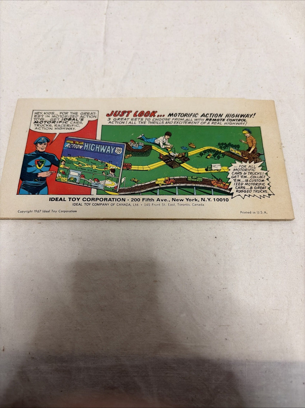 CAPTAIN ACTION AND ACTION BOY RARE MINI COMIC, 1967
