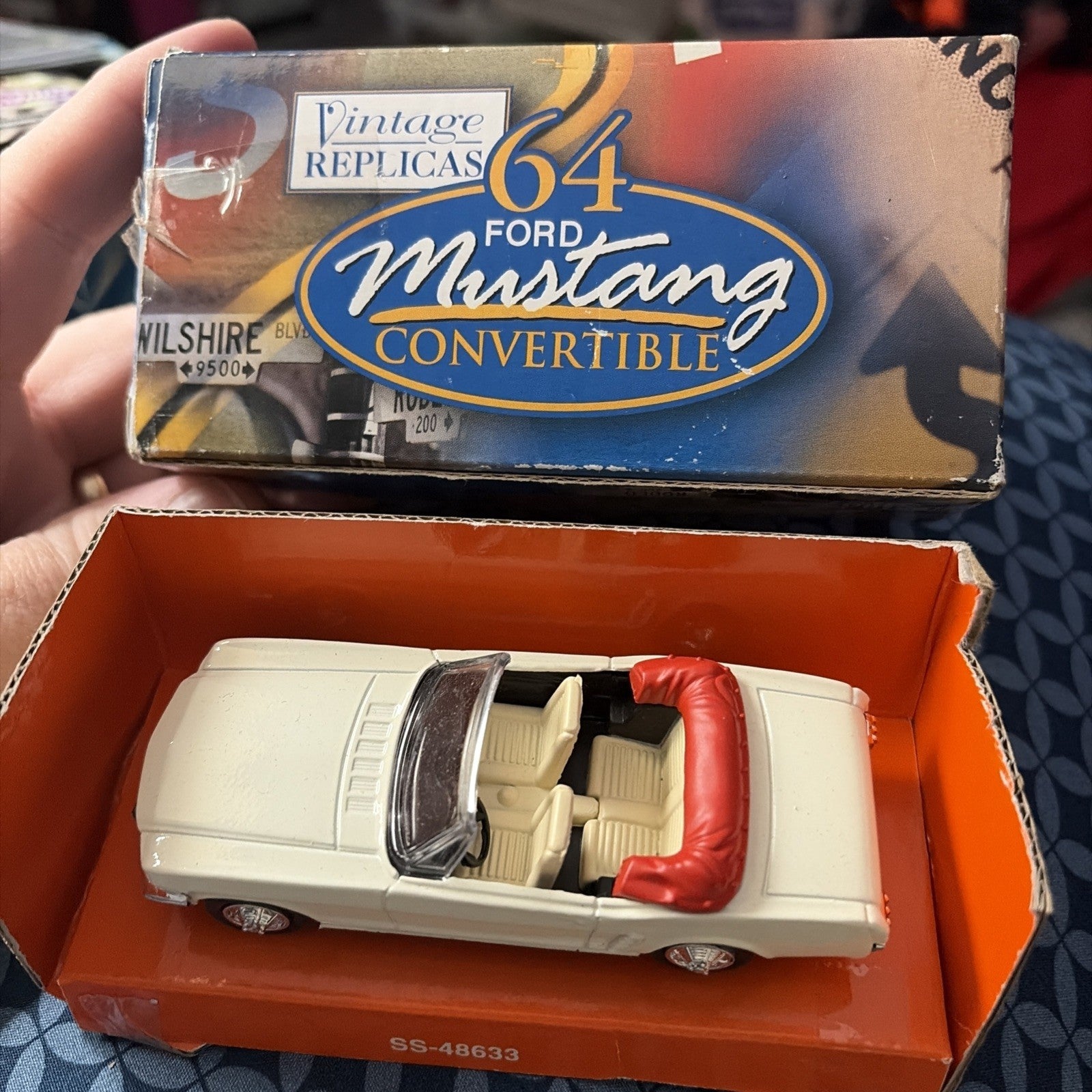 Vintage Replicas 1964 Ford Mustang Convertible Die Cast