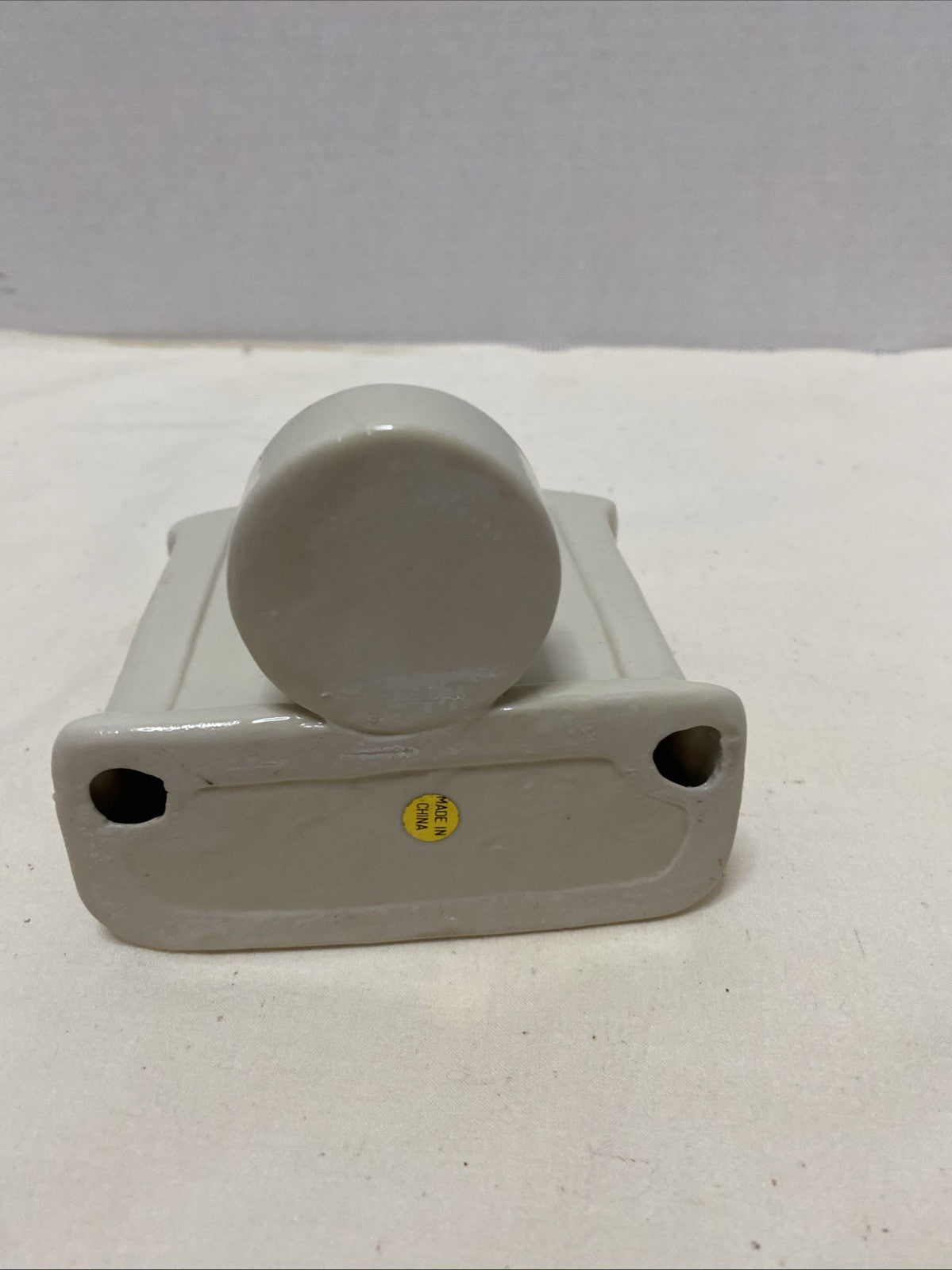 SMALL VINTAGE PORCELAIN NATIVITY SCENE 5" ONE CANDLE HOLDER #473