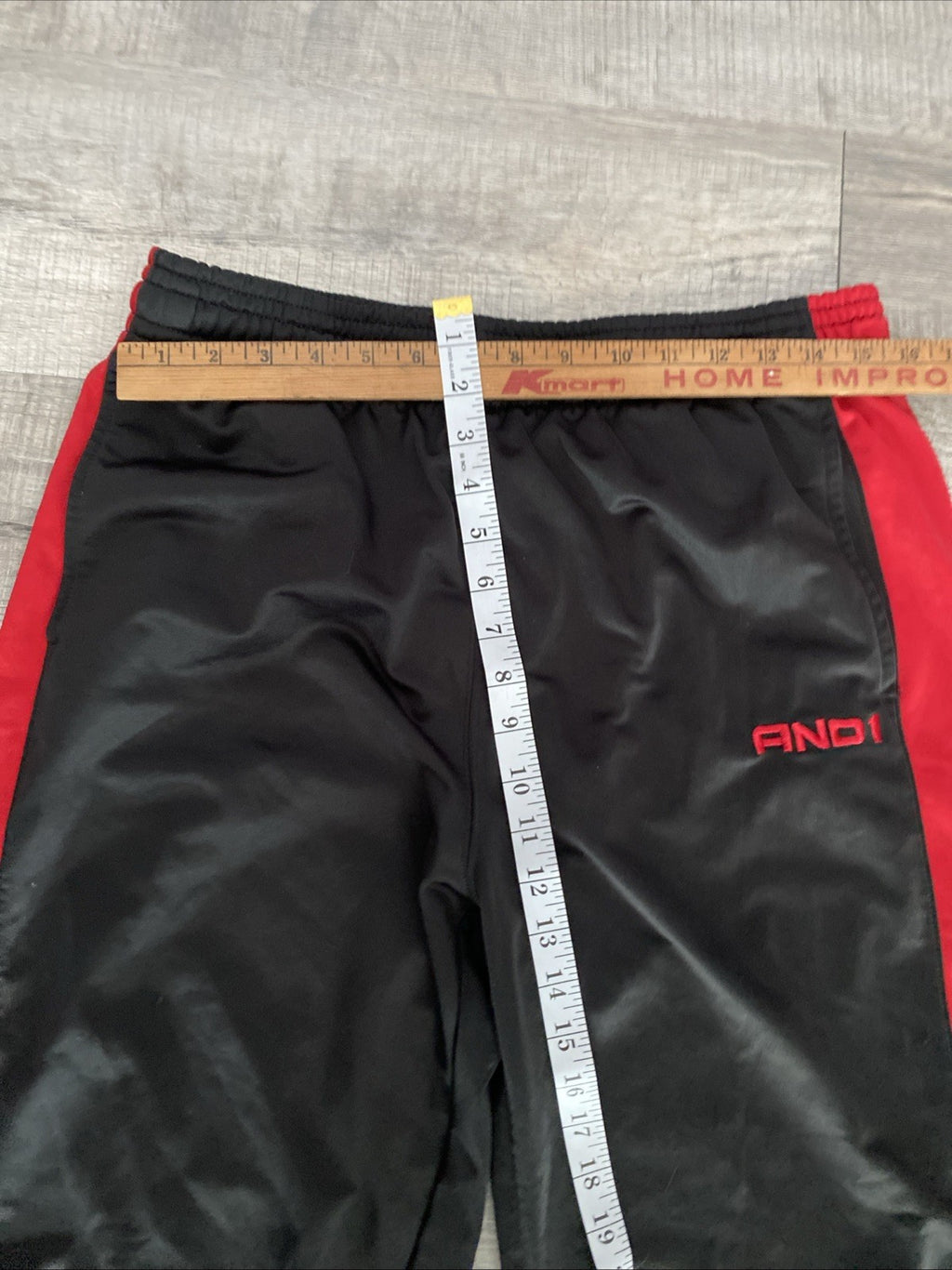 And 1  tracksuit size large longsleeve men’s black and red