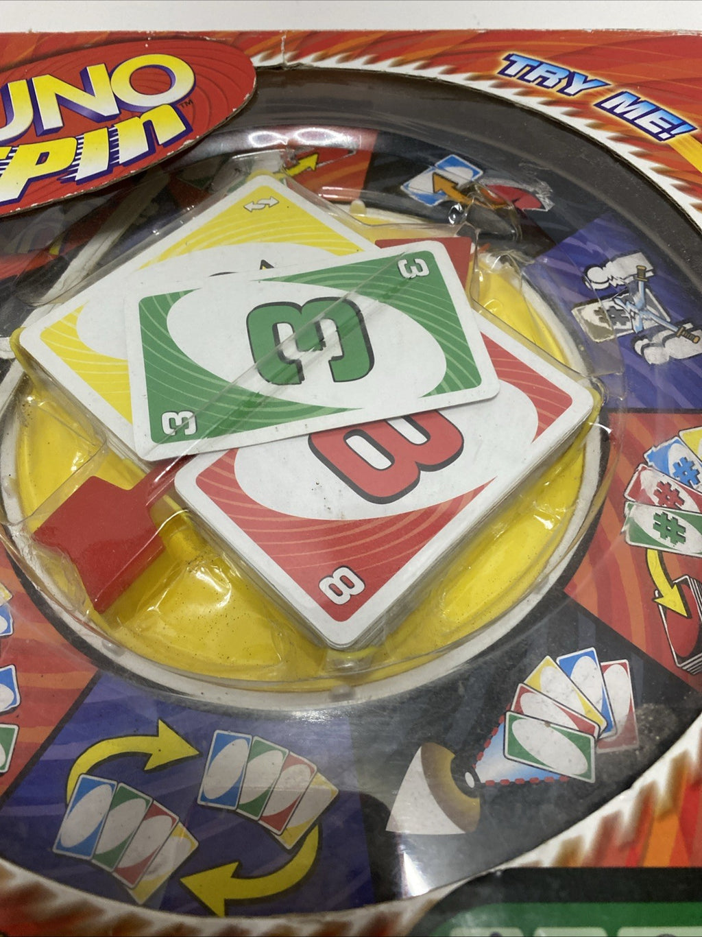 Uno Spin Mattel Games The Next Revoultion Of The Classic Card Game New In Box