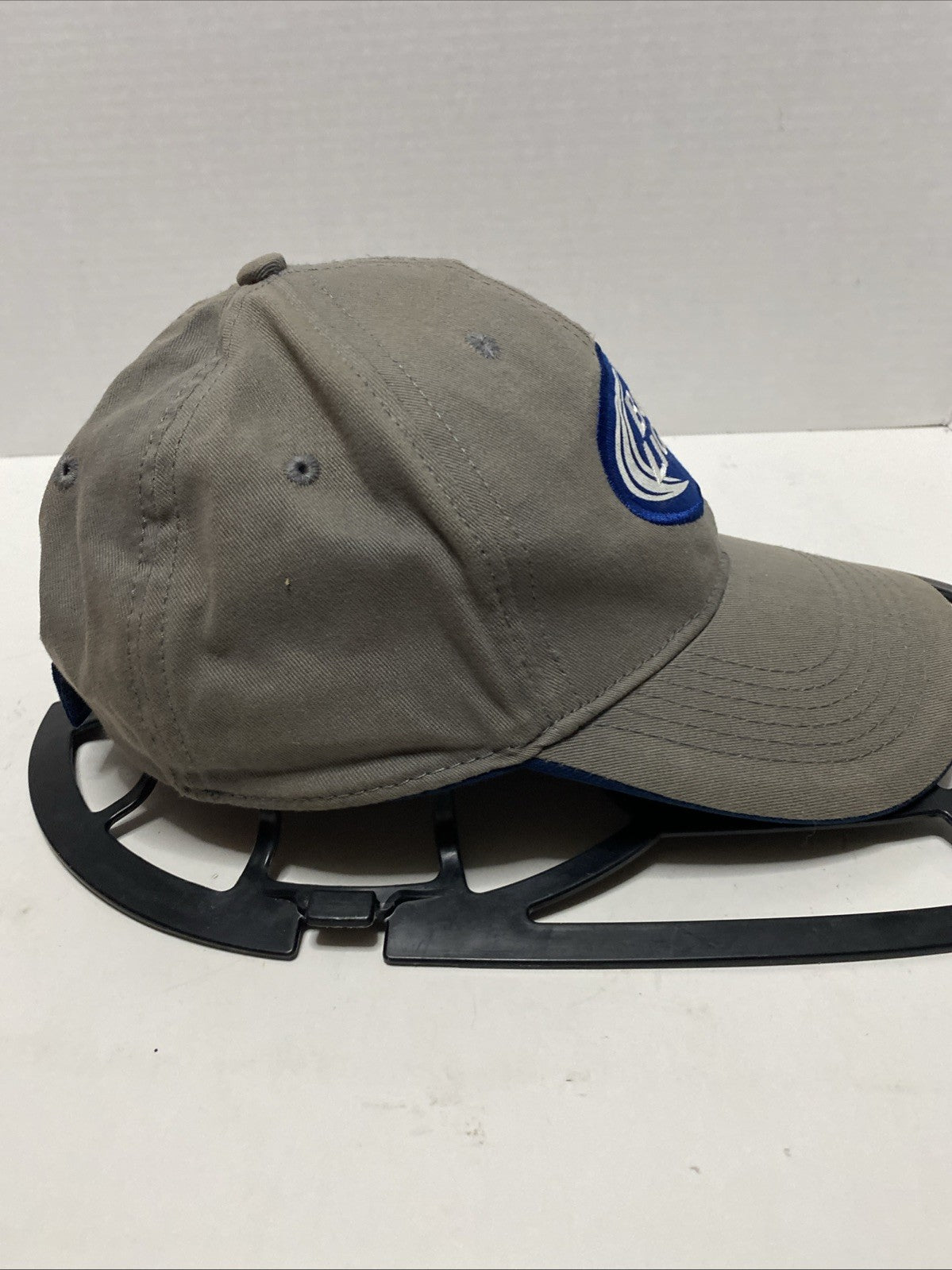 Bud Light Strapback Baseball Cap Gray One Size Adjustable Embroidered 6 Panel