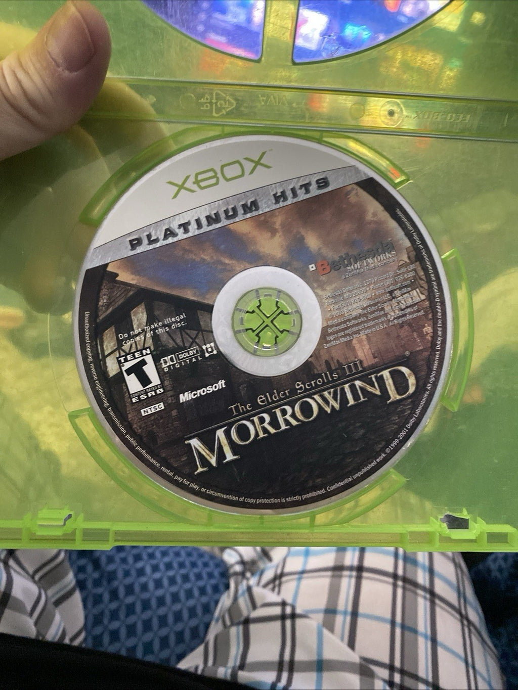 Elder Scrolls III: Morrowind (Microsoft Xbox, 2002) *Disc Only