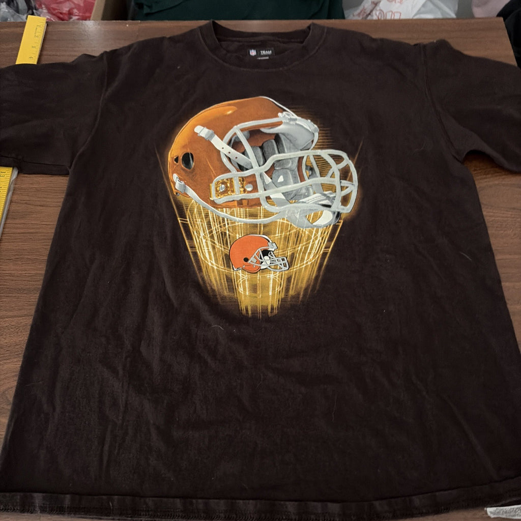 Nfl Team Apparel Cleveland Browns Men’s Large Short Sleeve T-Shirt
