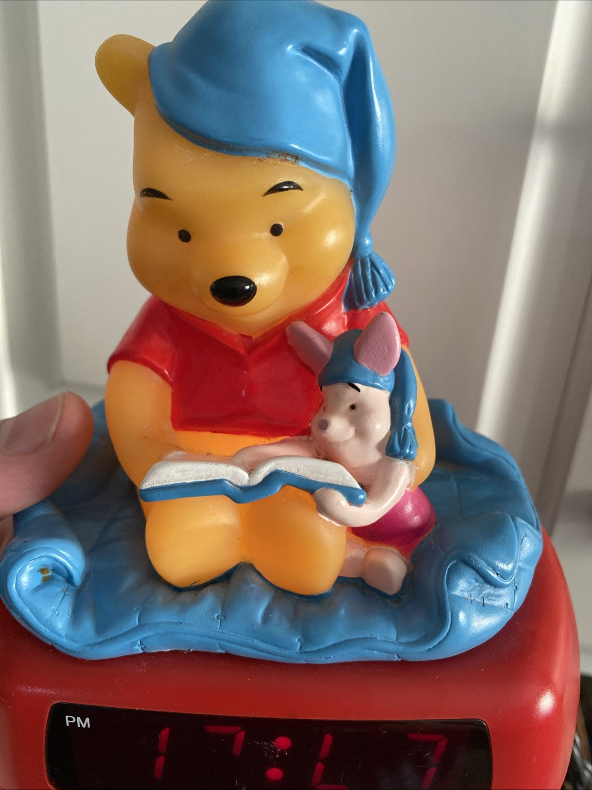 Vintage Sleepytime Bedtime Light Winnie The Pooh & Piglet Alarm Clock Tested 