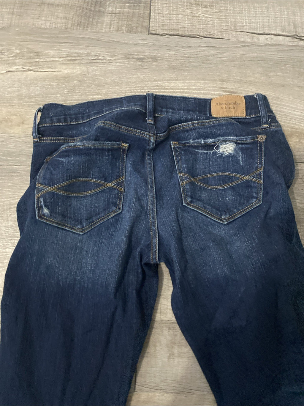 A&F Light Wash Skinny Jeans