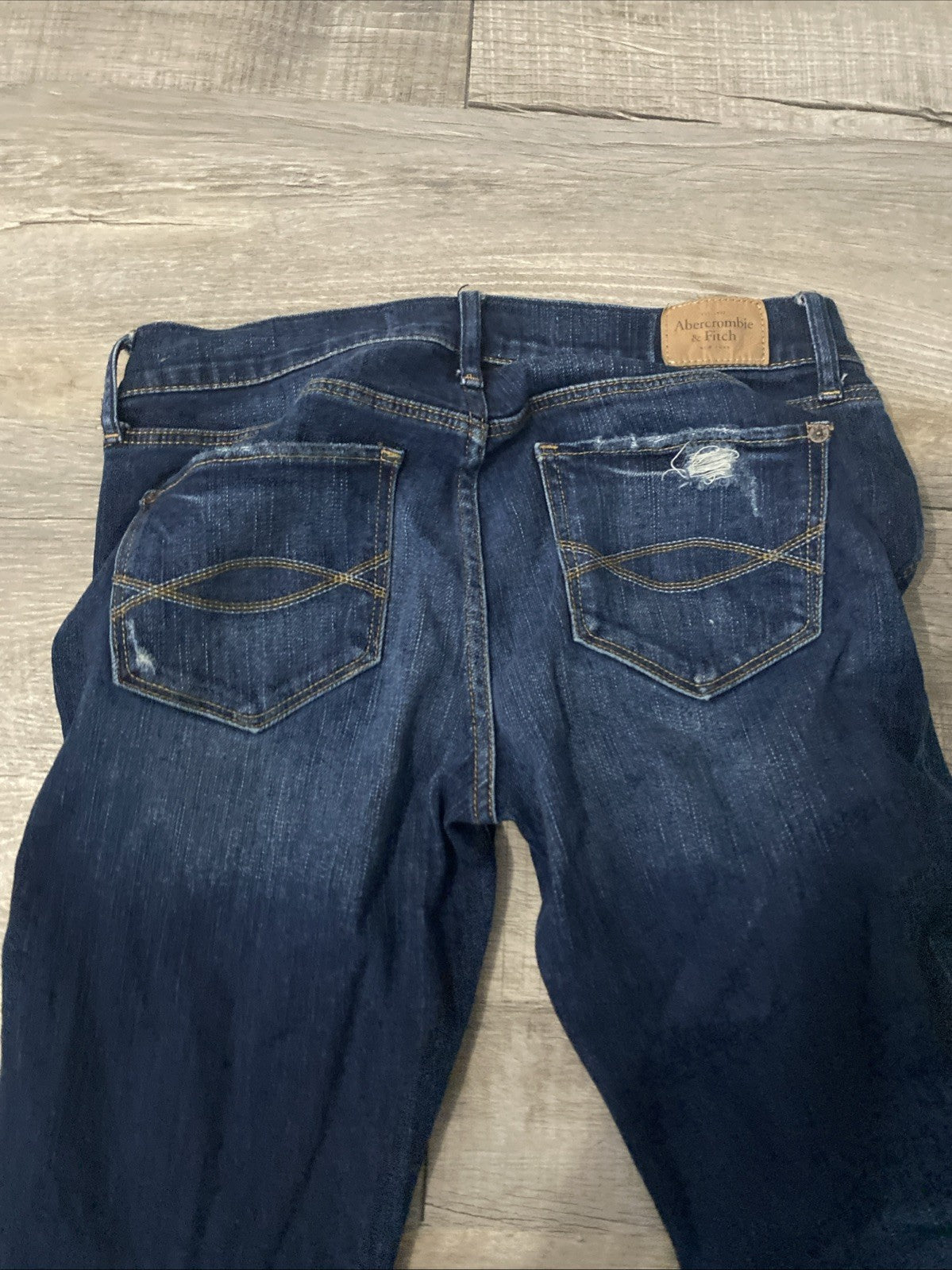 A&F Light Wash Skinny Jeans