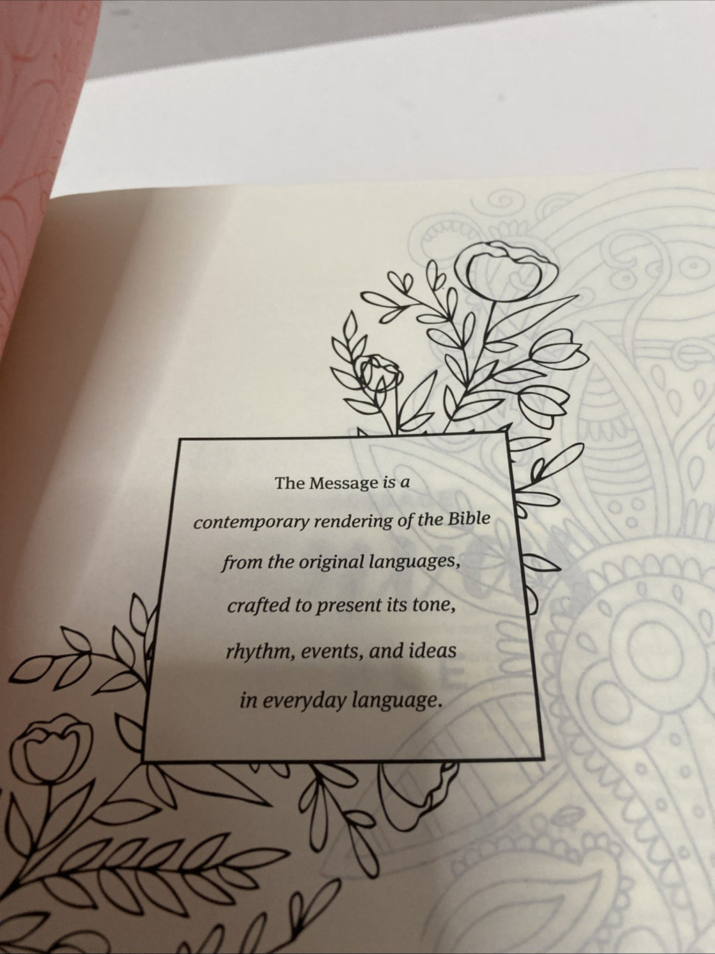 The Message Canvas Bible (Canvas-Look, Gold Leaf): Coloring and Journaling the,