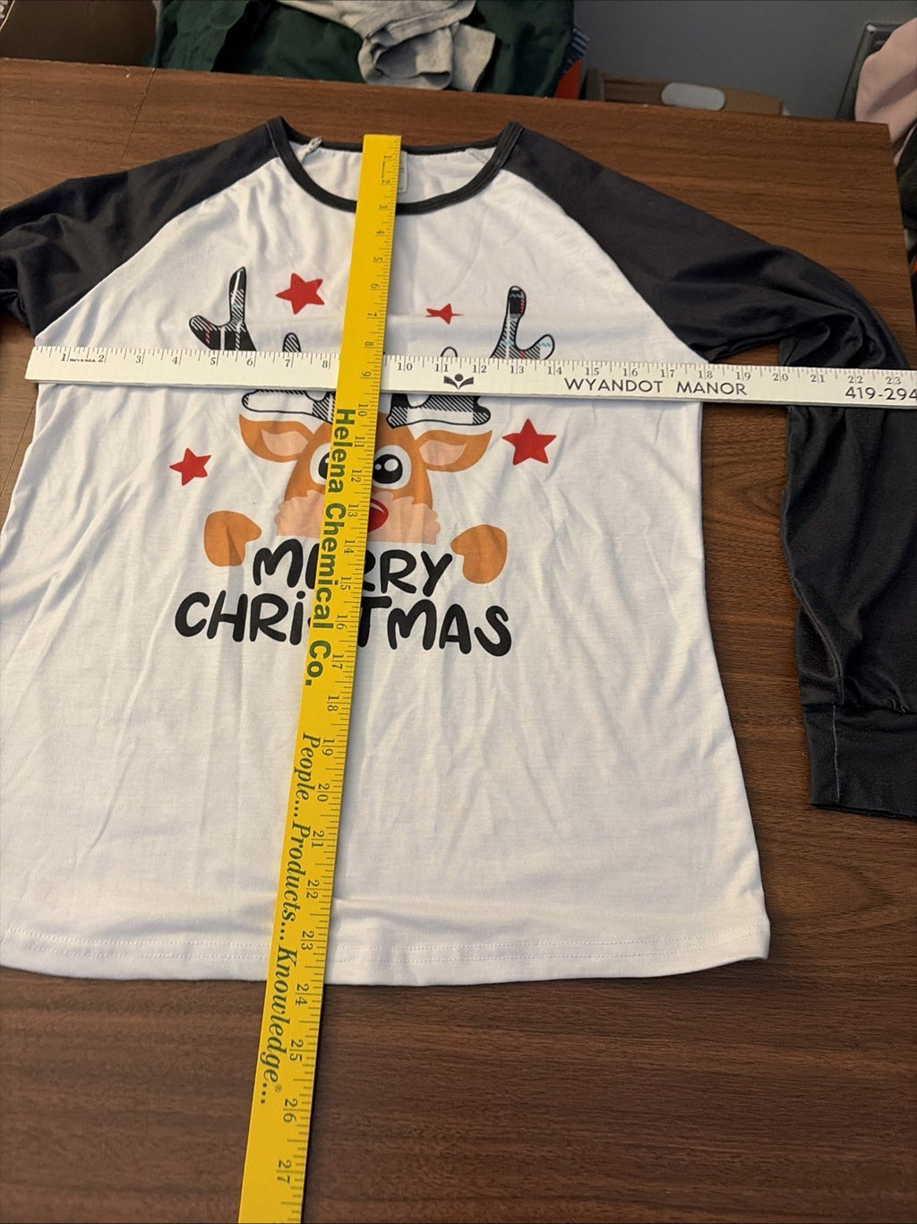 Merry Christmas Rudolph Women’s Extra Small Long Sleeve T-Shirt