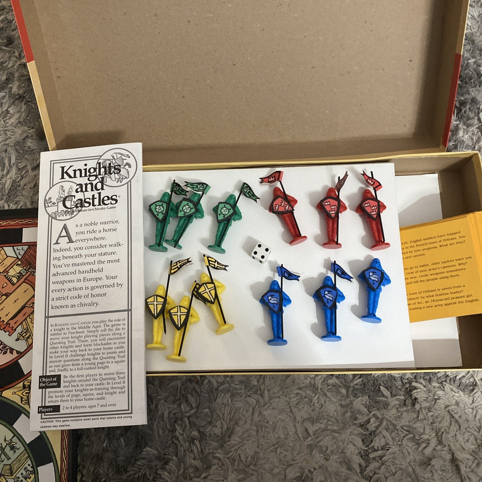 Knights and Castles Adventure Chivalry Game by Aristoplay - Used - Complete