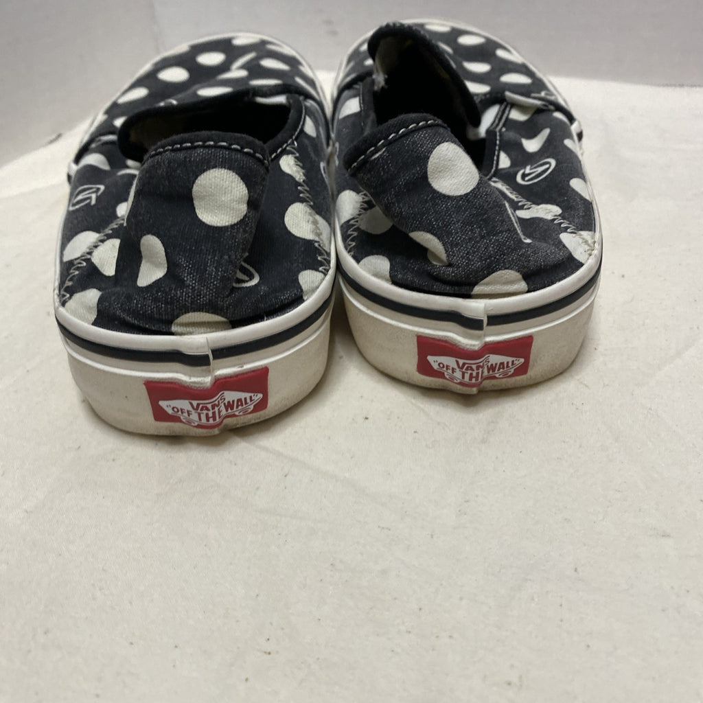 Vans Off The Wall Classic Slip On Black White Polka Dot Skate Shoes