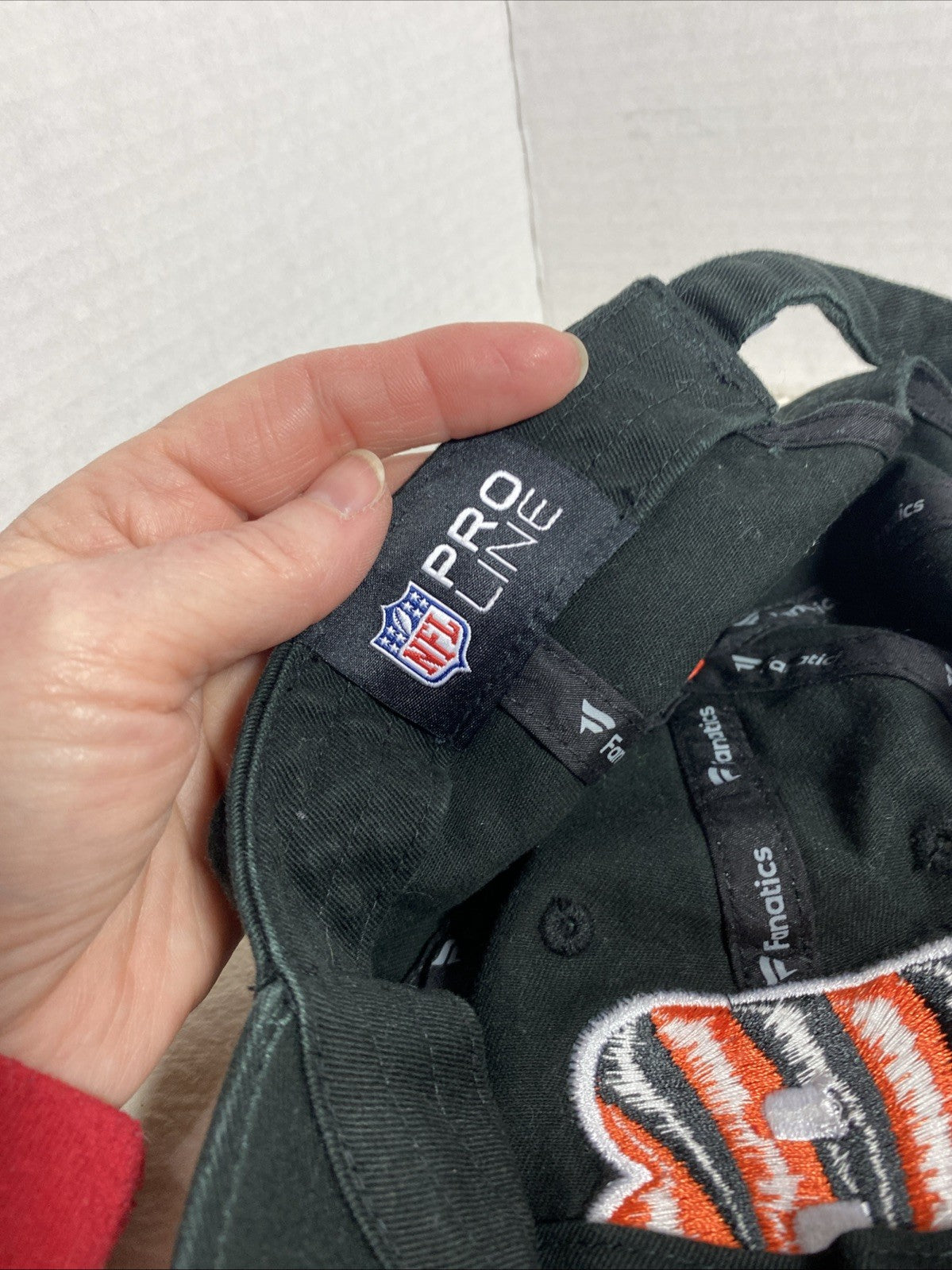 Cincinnati Bengals Fanatic Adjustable Hat Cap NFL Black Orange Official