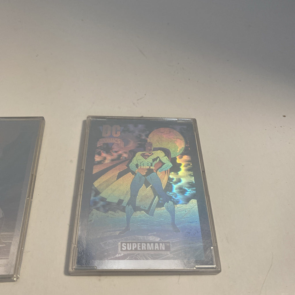 1992 SERIES I DC HOLOGRAM LOT Superman, Green Lantern Lobo wonder woman wave rid