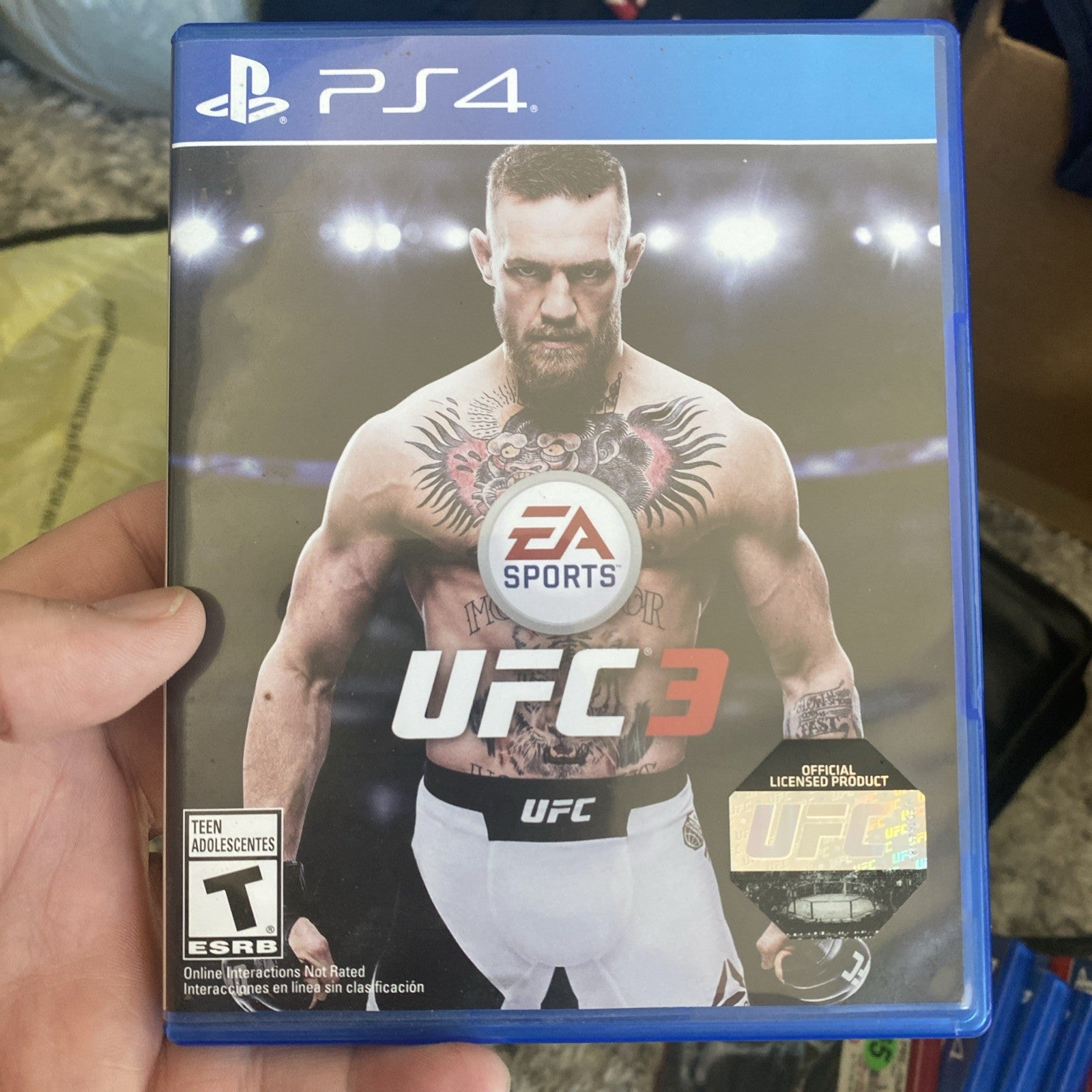 UFC 3 for Playstation 4 Free Shipping