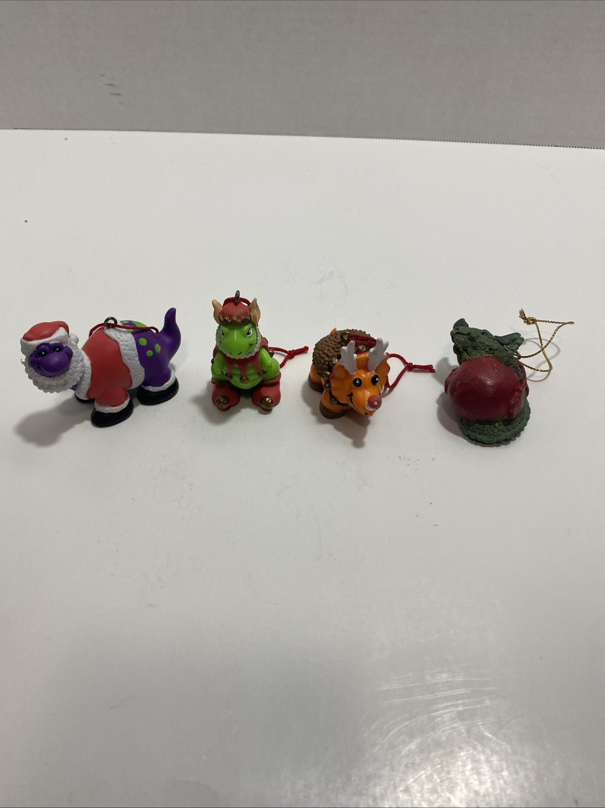Vintage House Of LLoyd 1993 Christmas Around The World Dino Holidays Ornaments+1