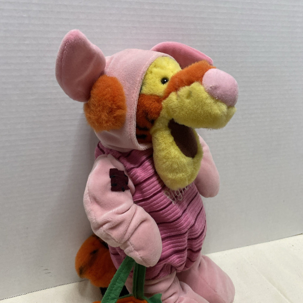 Disney Store Plush Tigger Piglet Costume Pumpkin - Vintage