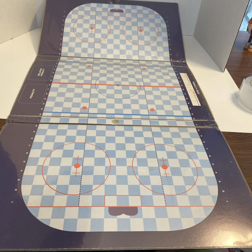 Vintage 1968 Blue Line Hockey Board Game 3M Sports Game Complete Vinyl Case