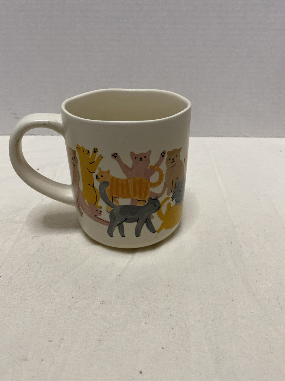 OpalHouse Stoneware Cat Person Coffee Mug All Around Cat Graphics Cup 