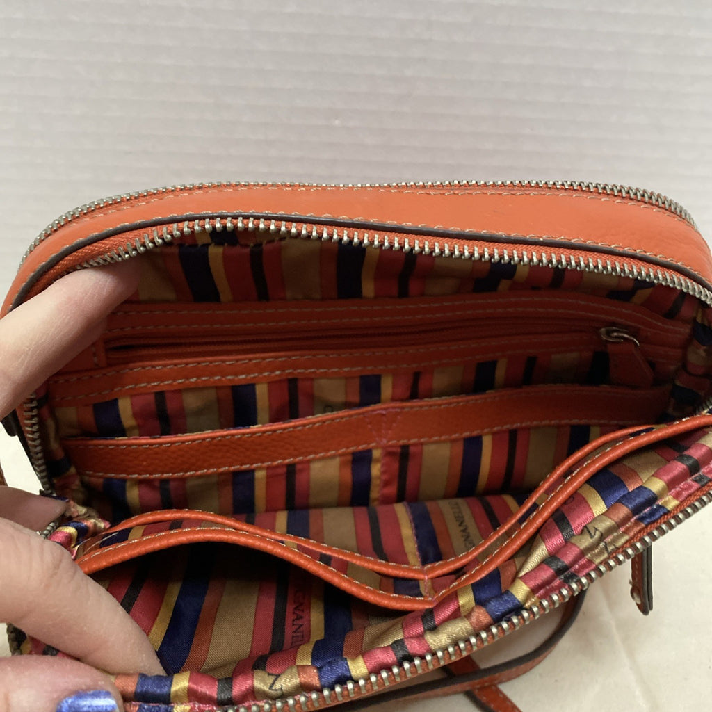 Tignanello Crossbody/Shoulder Women’s Bag/Pebbled Leather Bag Preowned