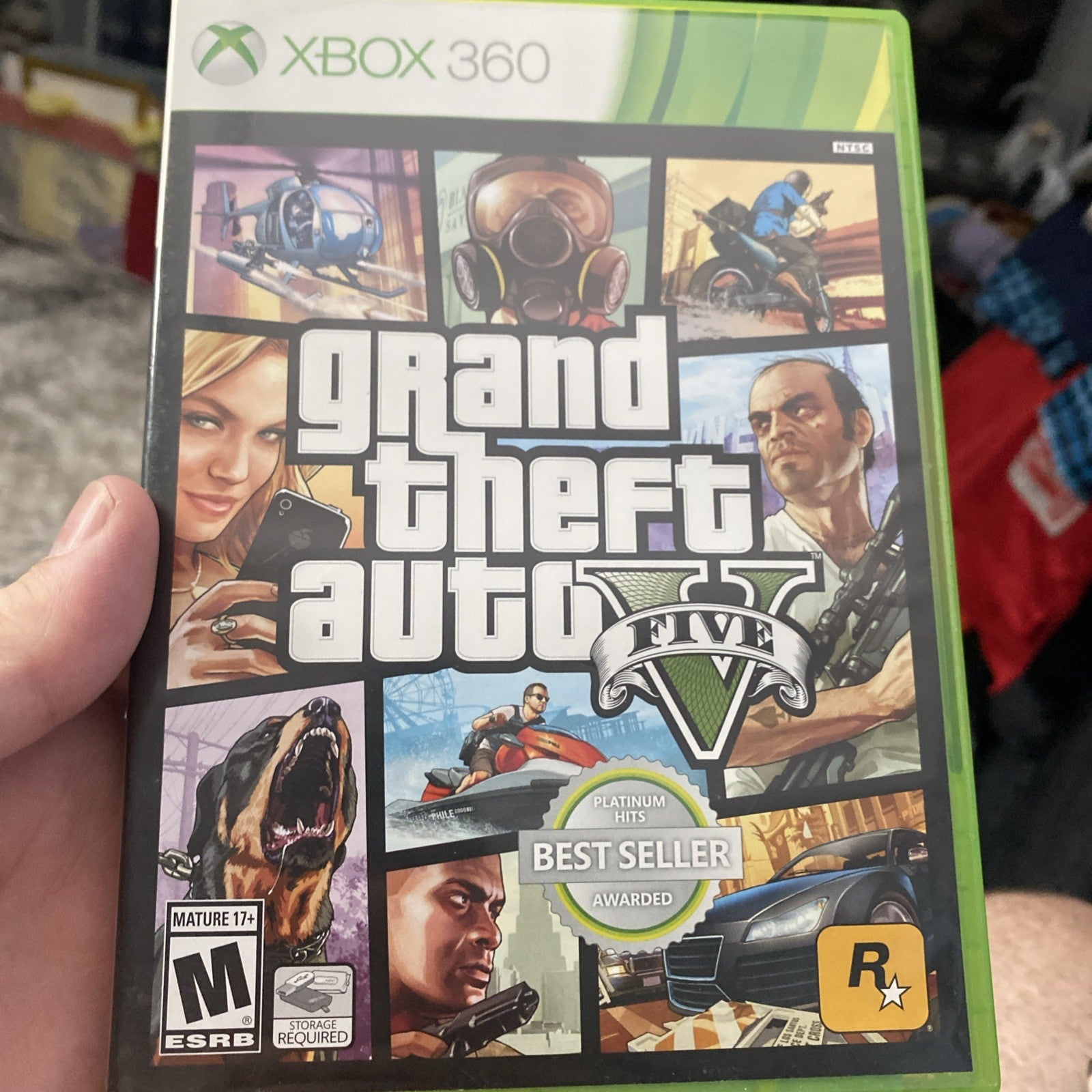 Grand Theft Auto V GTA 5 Microsoft Xbox 360 Install & Play Discs in Case Tested
