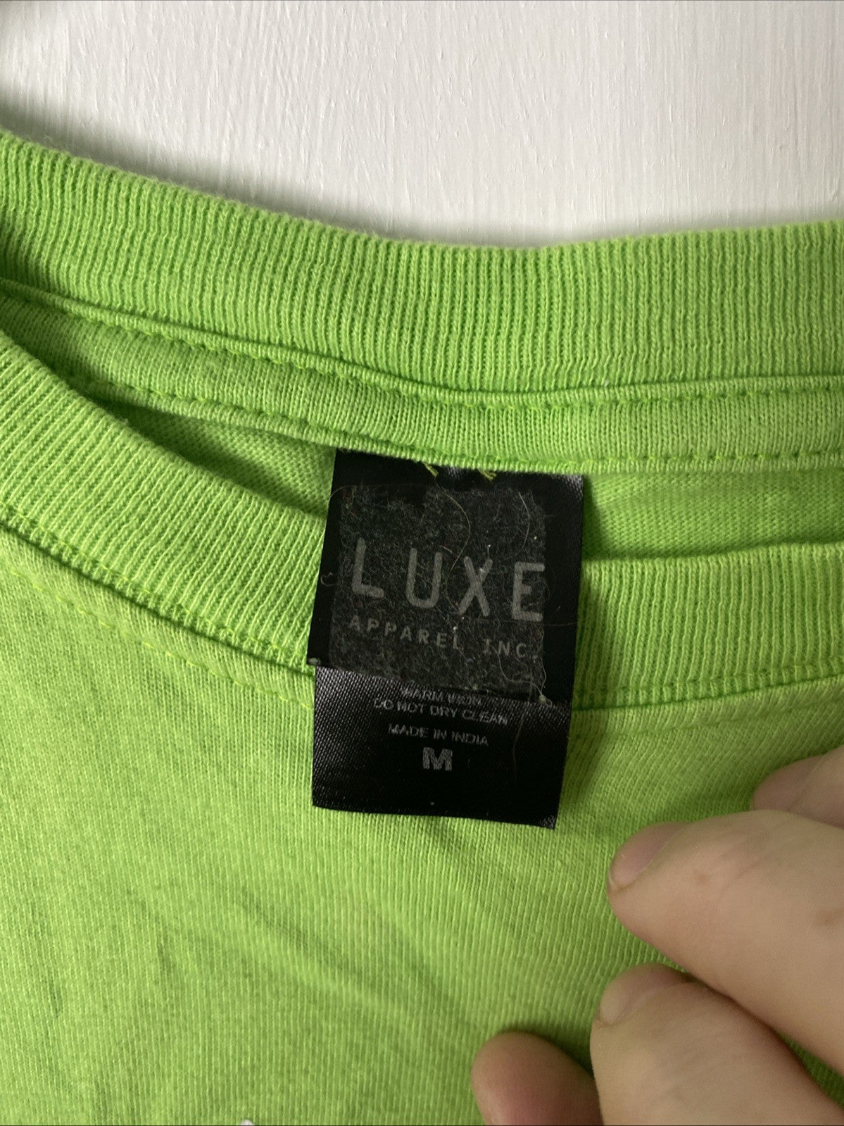 Key West Luxe apparel lime green short sleeve T-shirt size adult medium