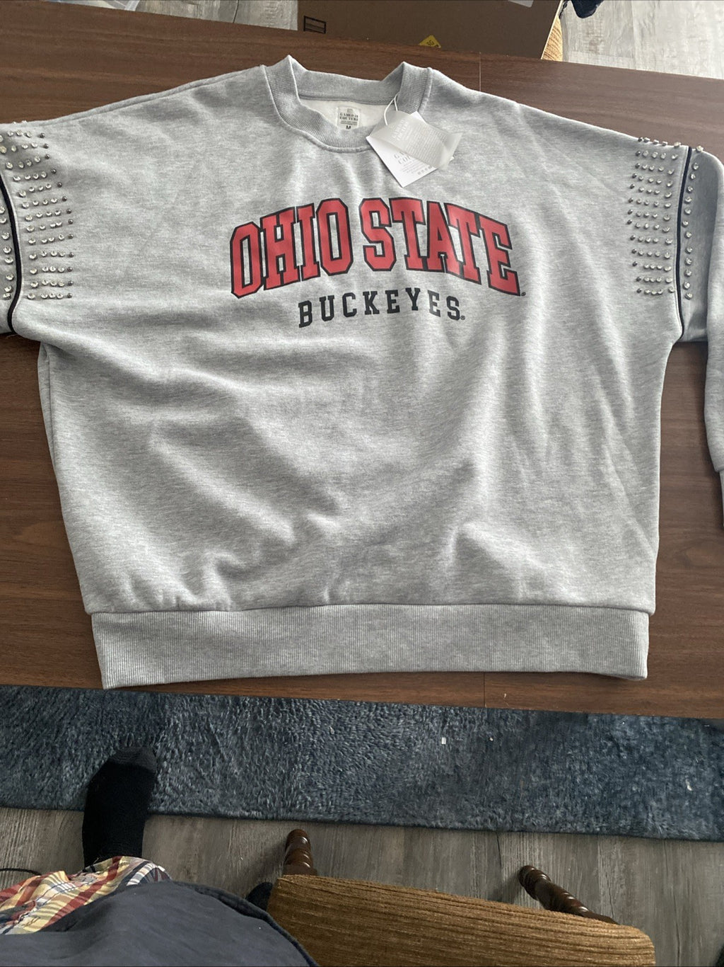 Ohio State University buckeyes game day couture Women’s medium sweatshirt NWT 
