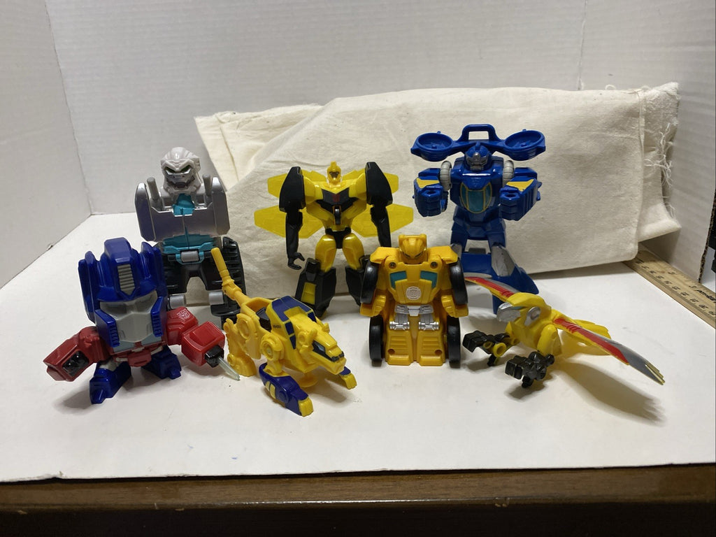 McDonalds Happy Meal Transformers Toys Lot Of 7 Mixed