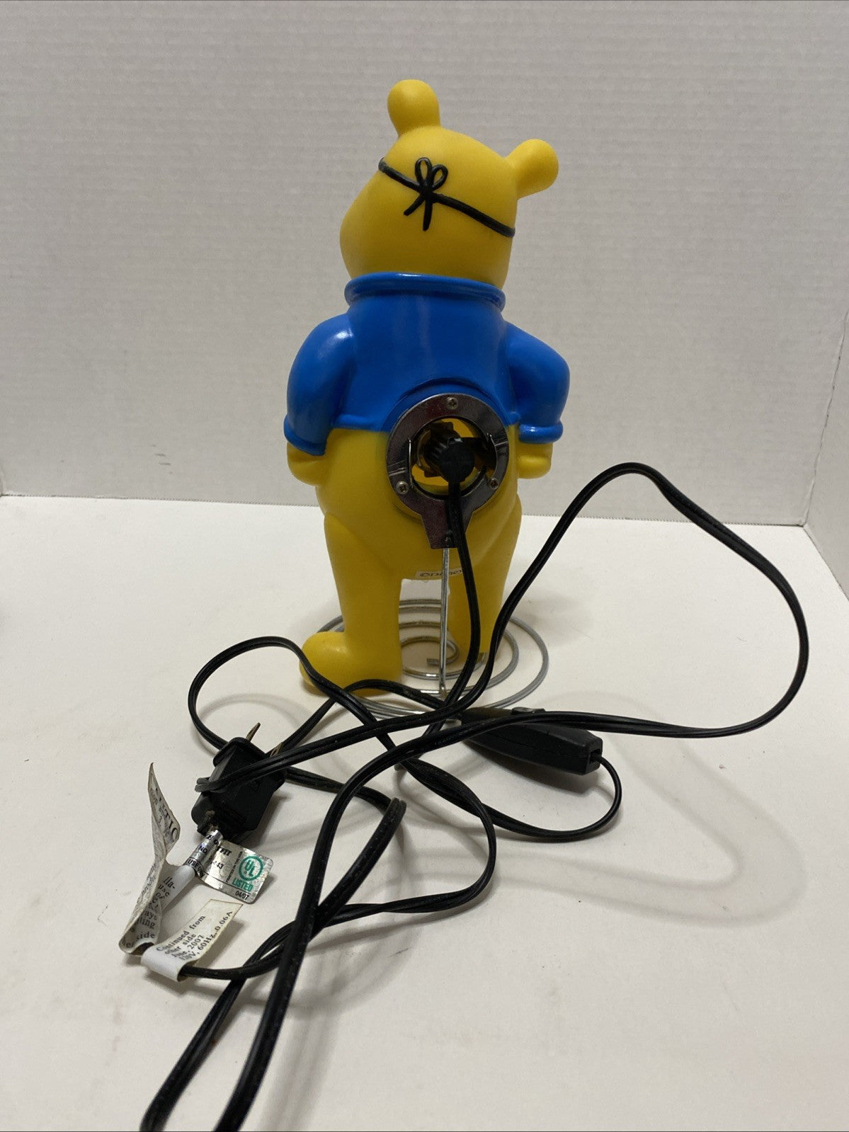 Rare Vintage 1977 WINNIE THE POOH Desk LAMP &NIGHT LIGHT