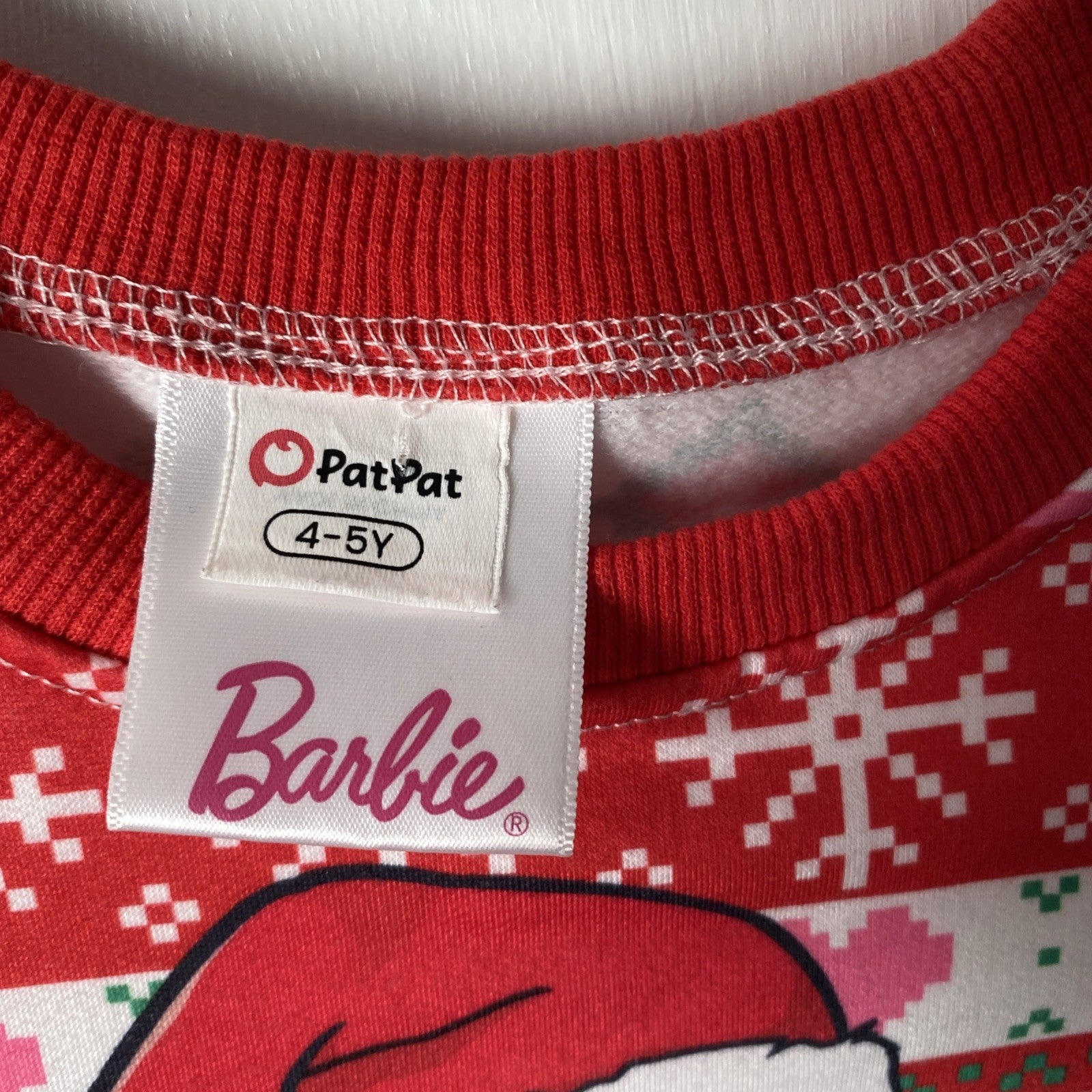 Pat pat 4/5y Barbie Christmas dress