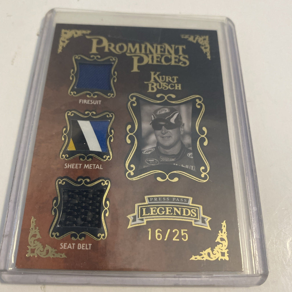 2009 Press Pass Legends Prominent Pieces Kurt Busch 16/25