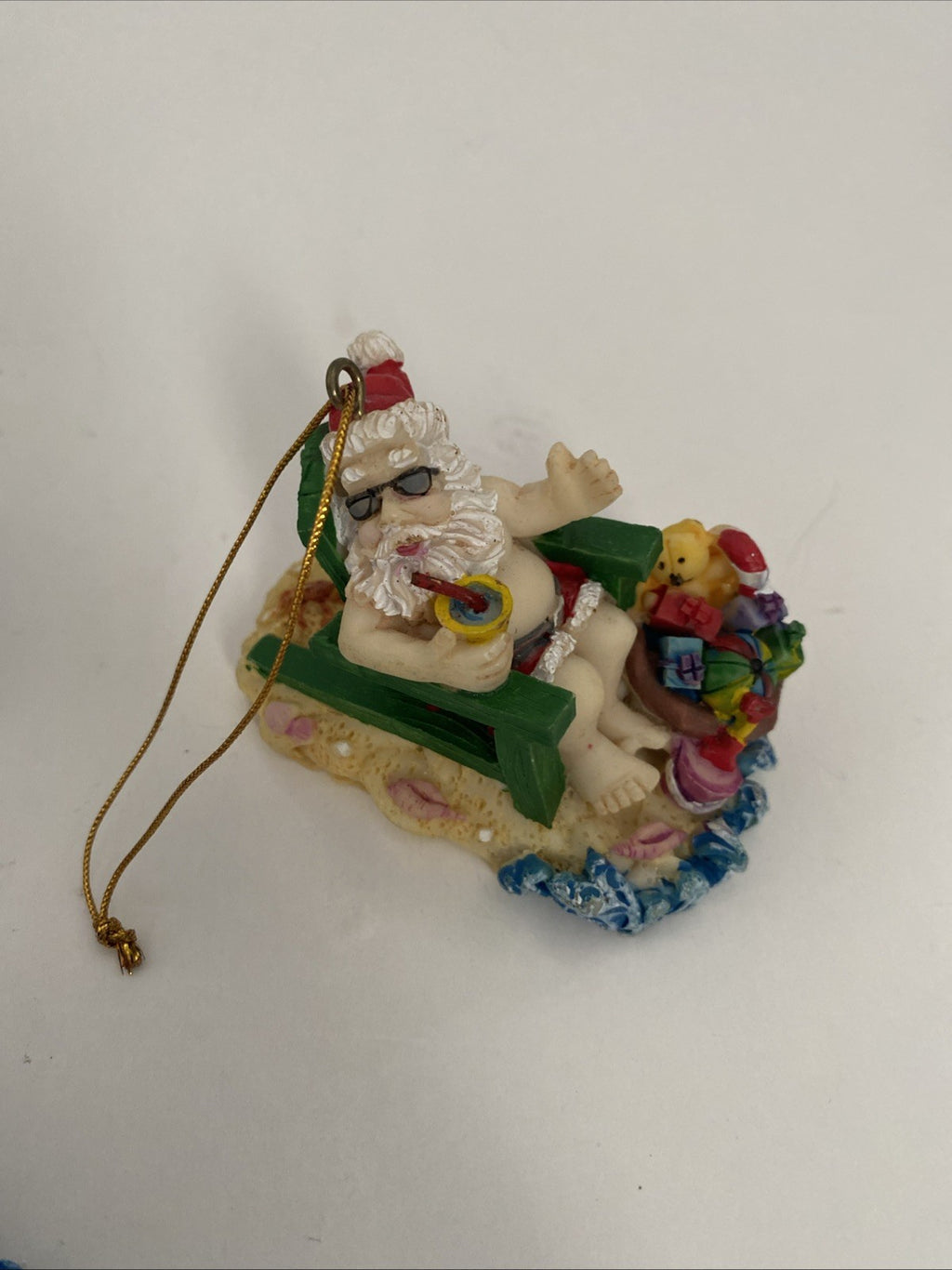 Seaside Santa ornaments Christmas tree decorations