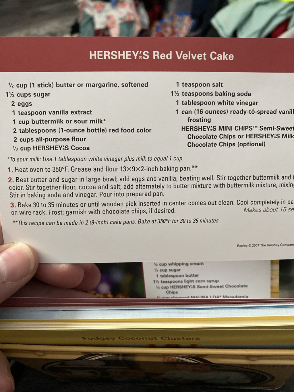 Hershey's 2013 Keepsake Recipe Vintage Look Tin w/Recipe Cards Baked Goods Candy