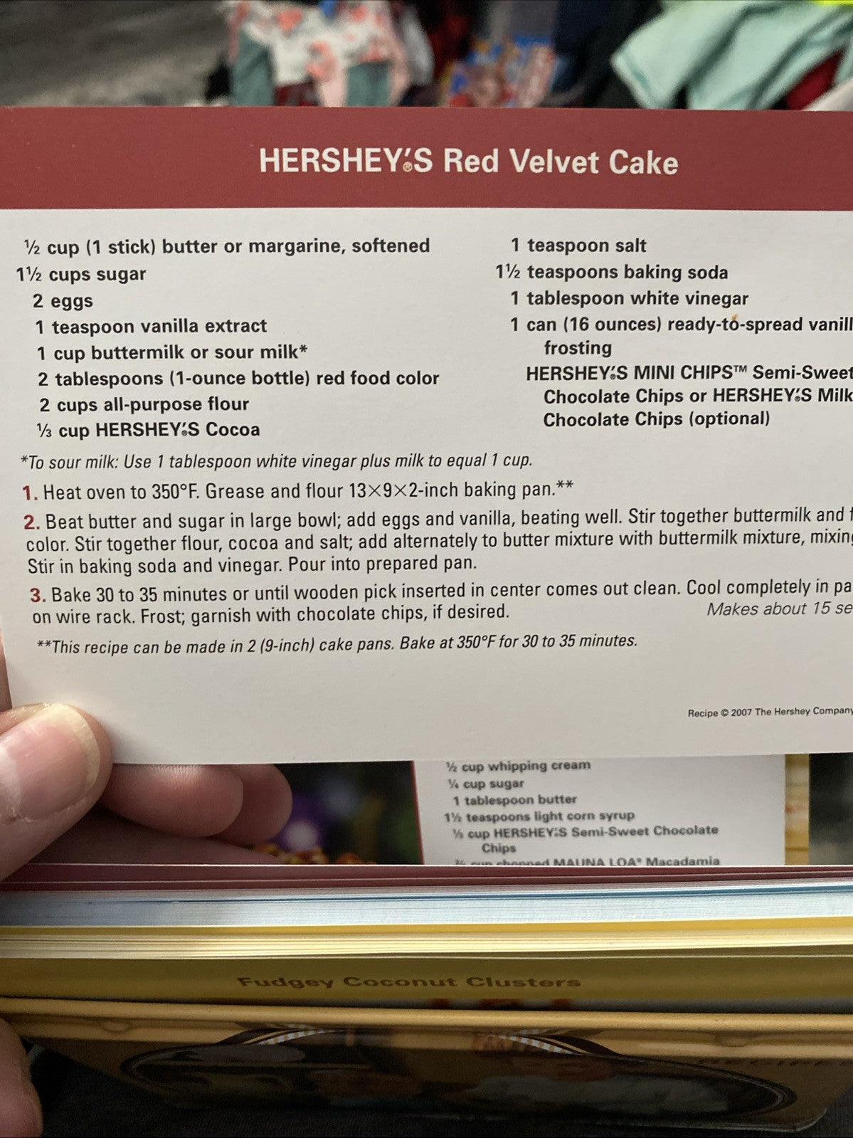 Hershey's 2013 Keepsake Recipe Vintage Look Tin w/Recipe Cards Baked Goods Candy