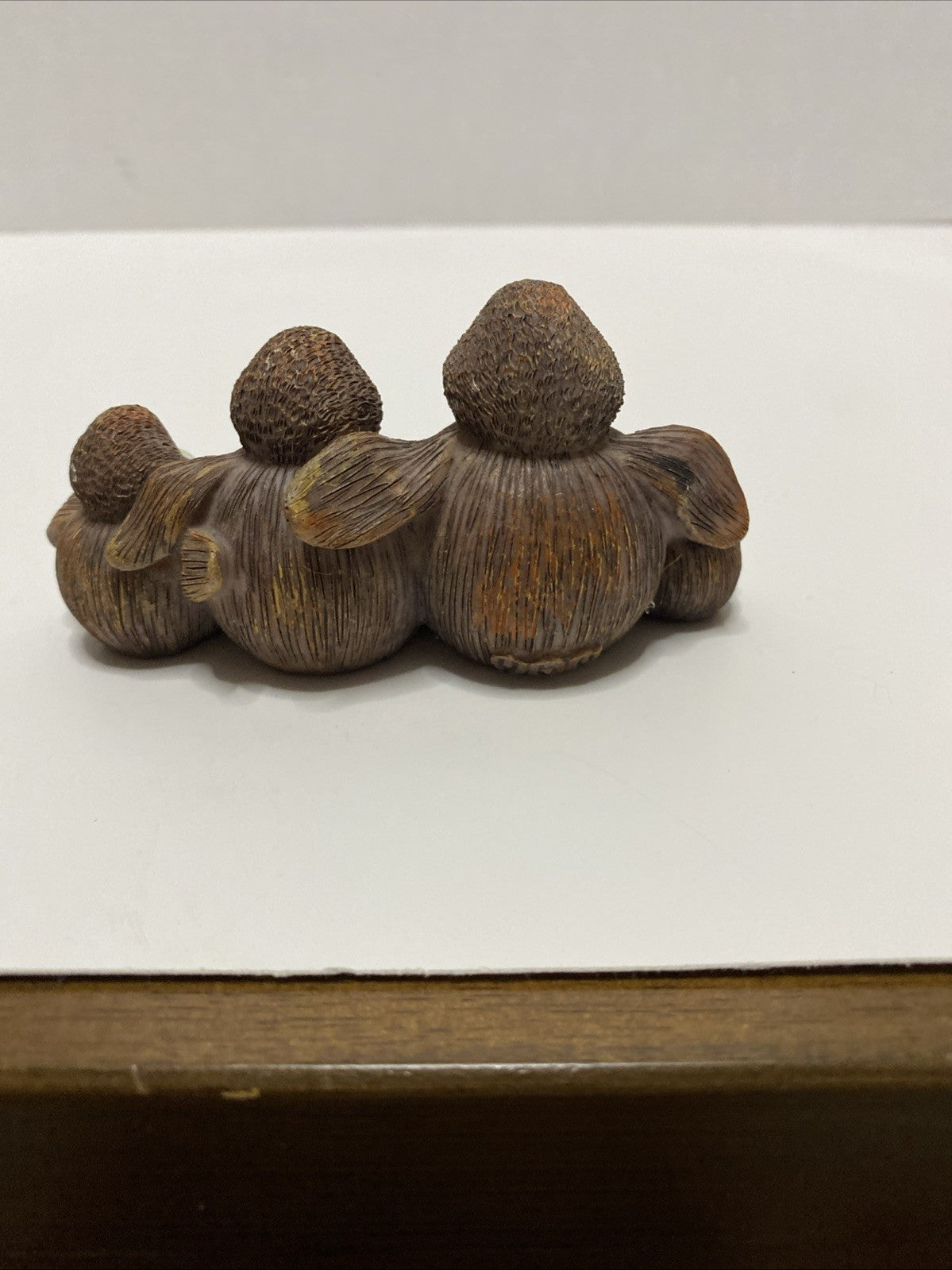 Vintage Resin Kiwi Bird  Family Figurine