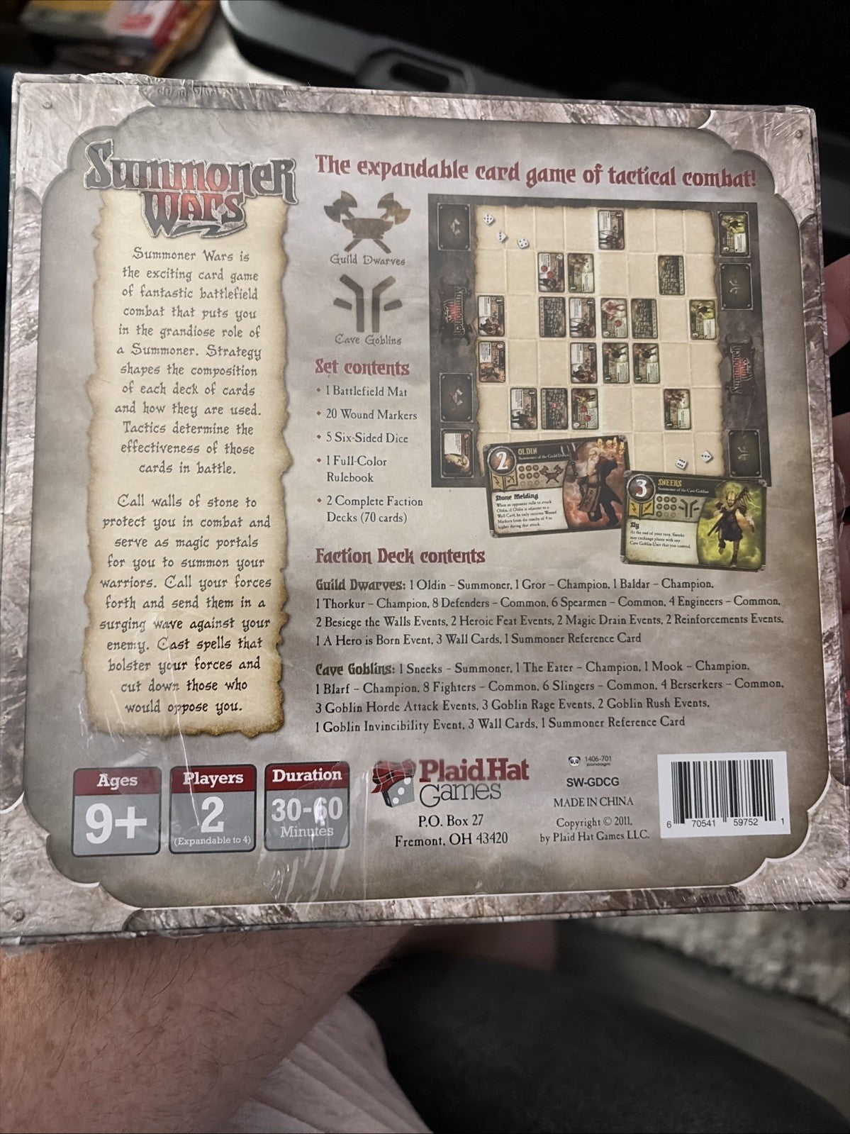Summoner Wars Starter Set: Guild Dwarves vs Cave Goblins