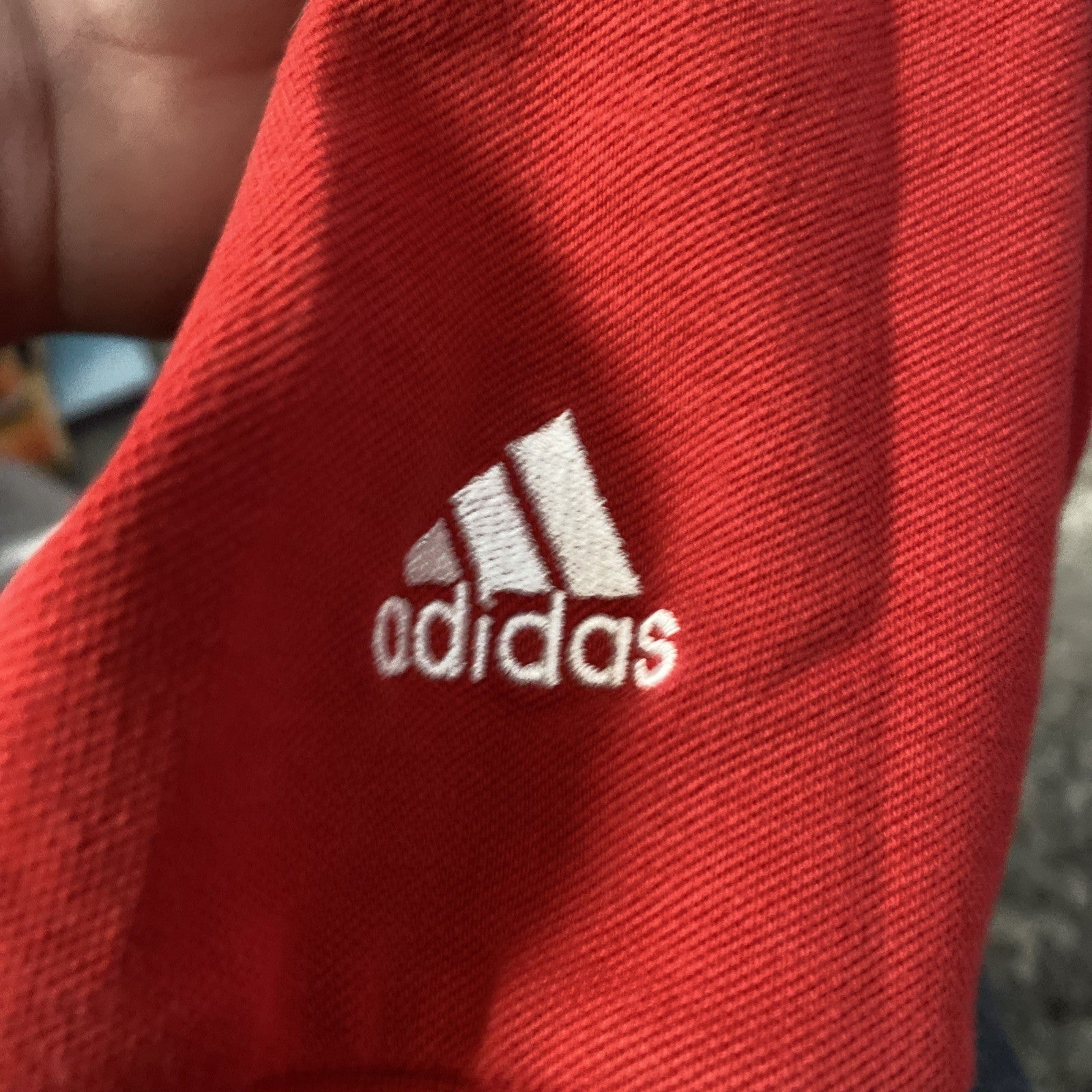 Adidas Climalite stretch men’s large short sleeve polo shirt red