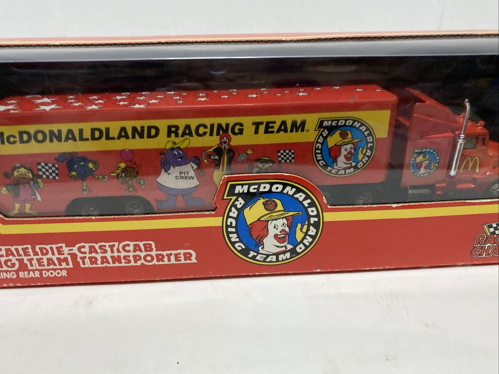 New 1994 McDonaldland Racing Team Truck McDonald's 1:64 Die-Cast Transporter