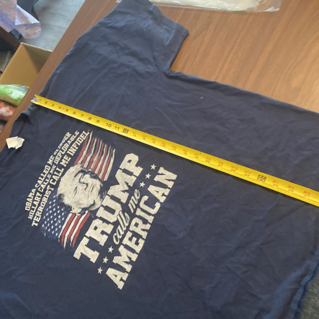 Donald Trump Calls Me American New Mens Shirt USA Flag Patriotic 3XL
