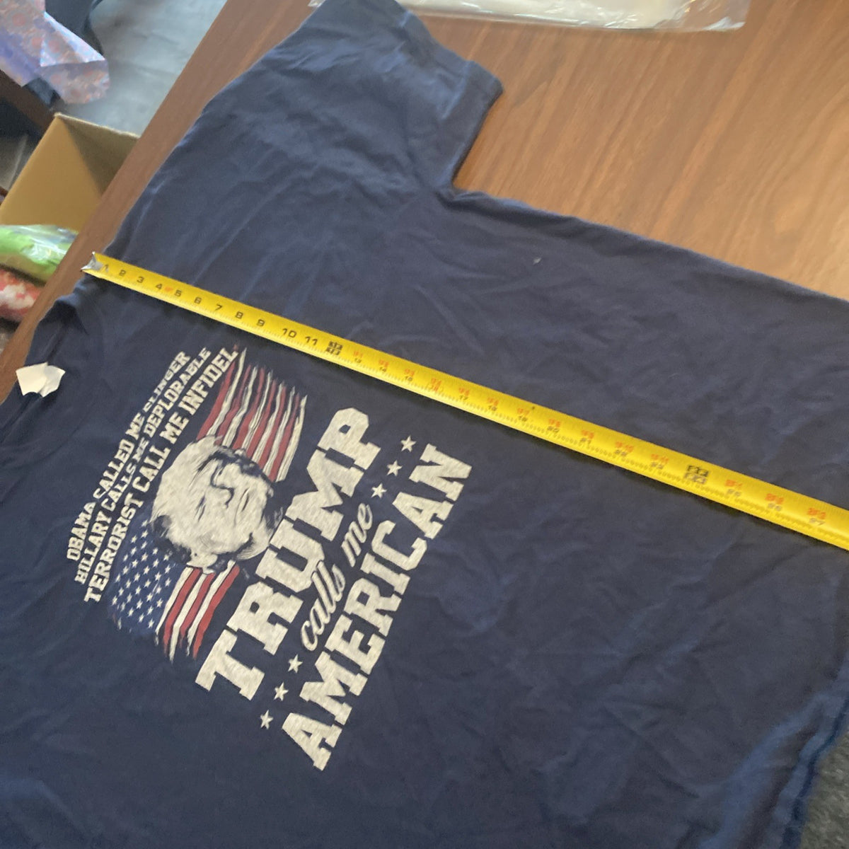 Donald Trump Calls Me American New Mens Shirt USA Flag Patriotic 3XL