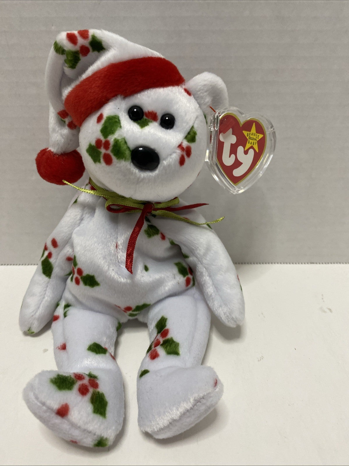 1998 Holiday Teddy, Mint RARE, Ty Beanie Baby