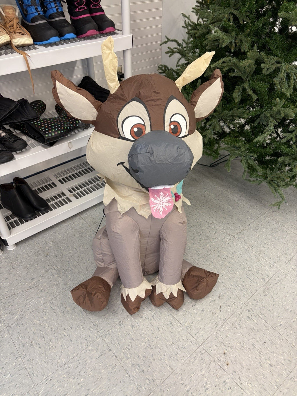 Disney Frozen 3.5 Ft Baby Sven Airblown Christmas Inflatable Yard Decor