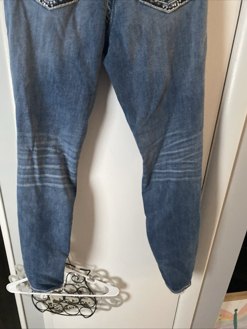 Vigoss Distructed Jagger Skinny Women's Jean Size 8  L 32