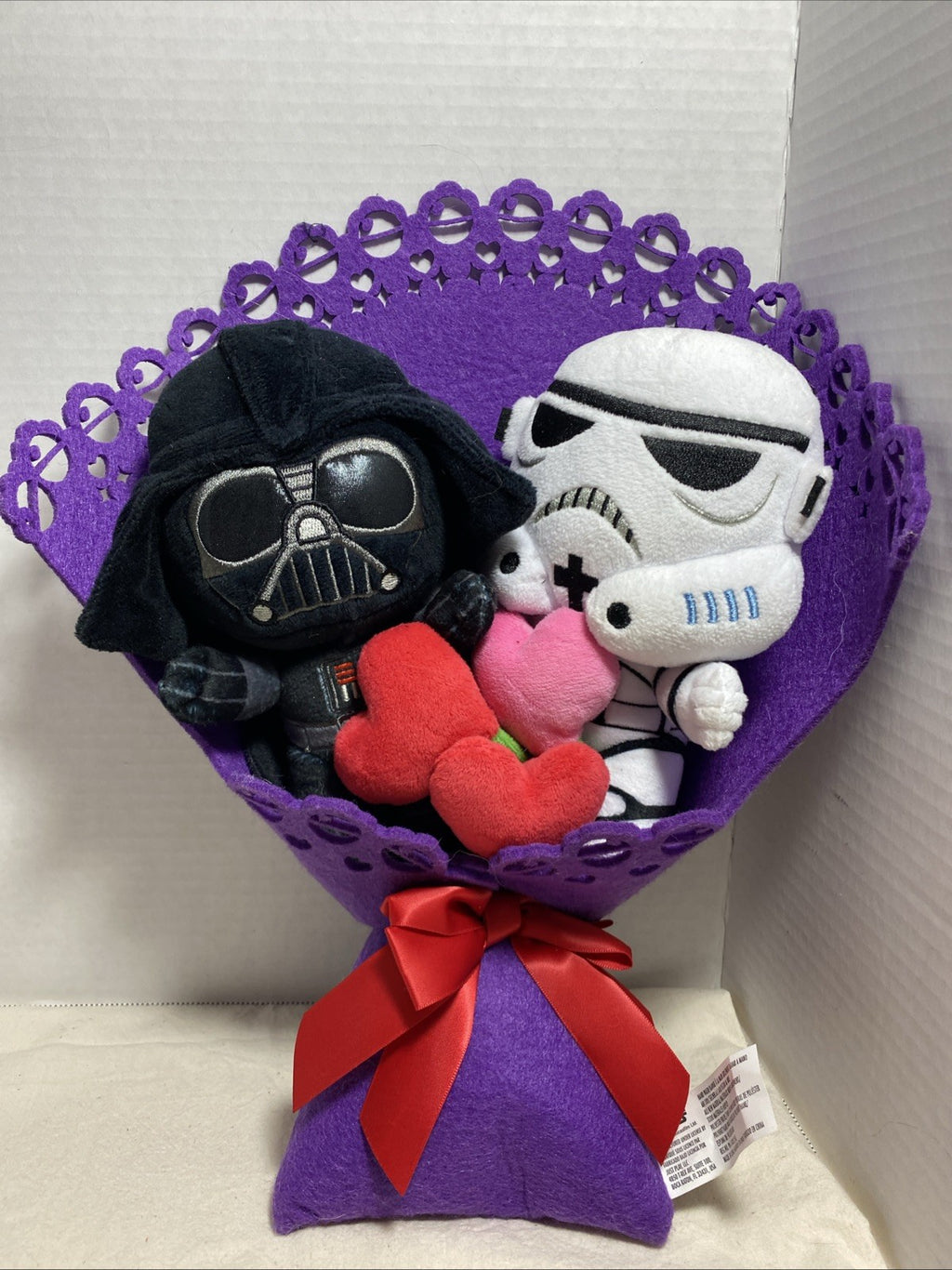 Star Wars 2025 Valentine's Day Darth Vader & Stormtrooper 7-Inch Plush Bouquet