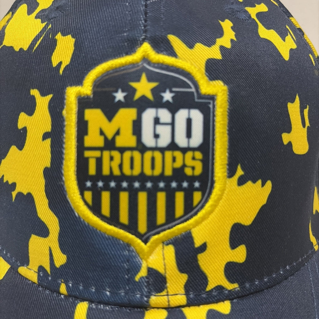 University Of Michigan Wolverines M Go Troops Back Adjustable Ball Cap