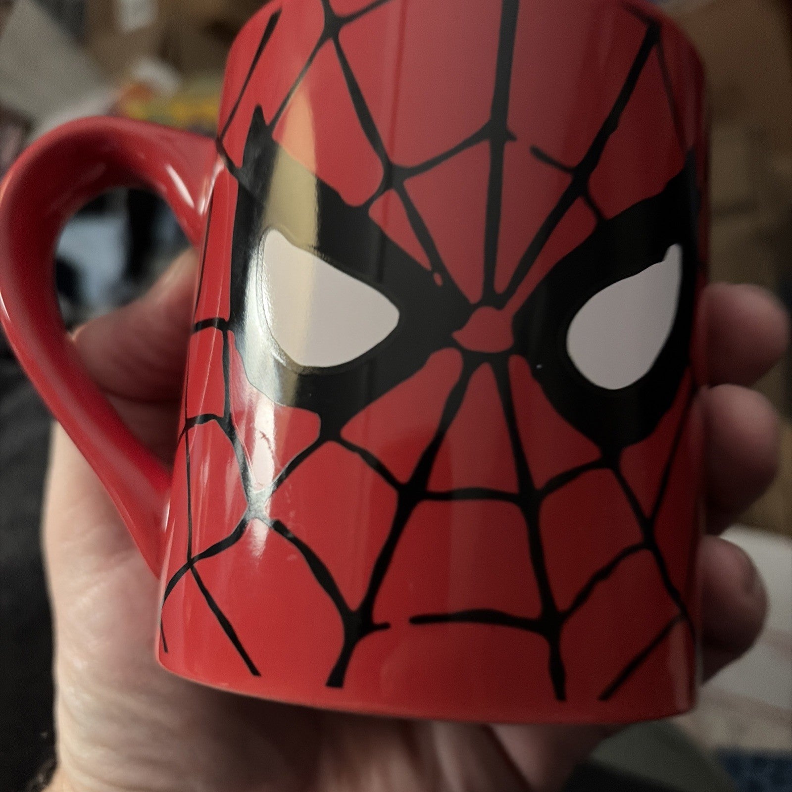 Marvel Comics Spiderman Red and Black 14 oz Ceramic Coffee Mug Tea Cup