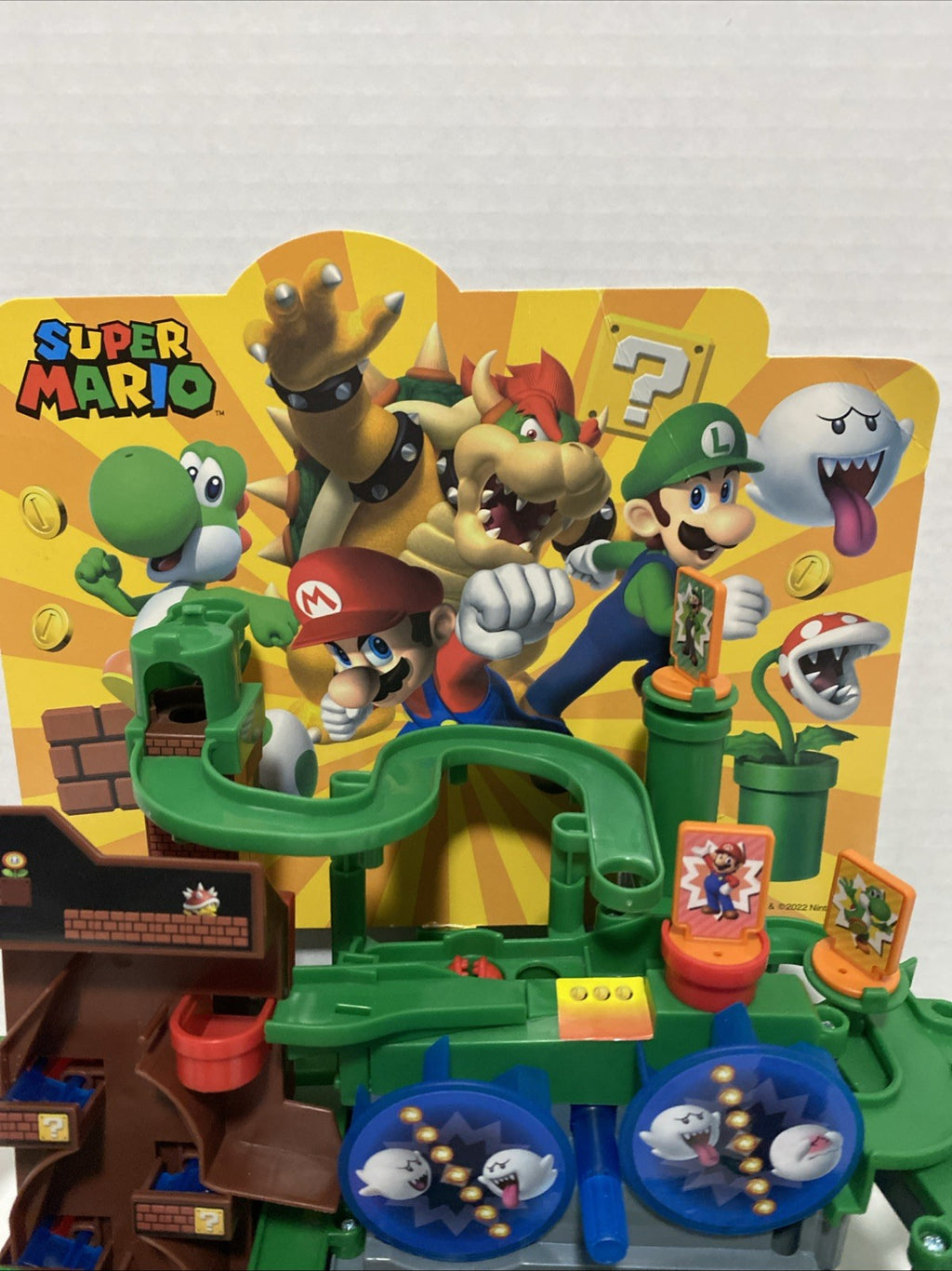 Super Mario Adventure Game Deluxe Bowser Castle and 7 Traps Complete