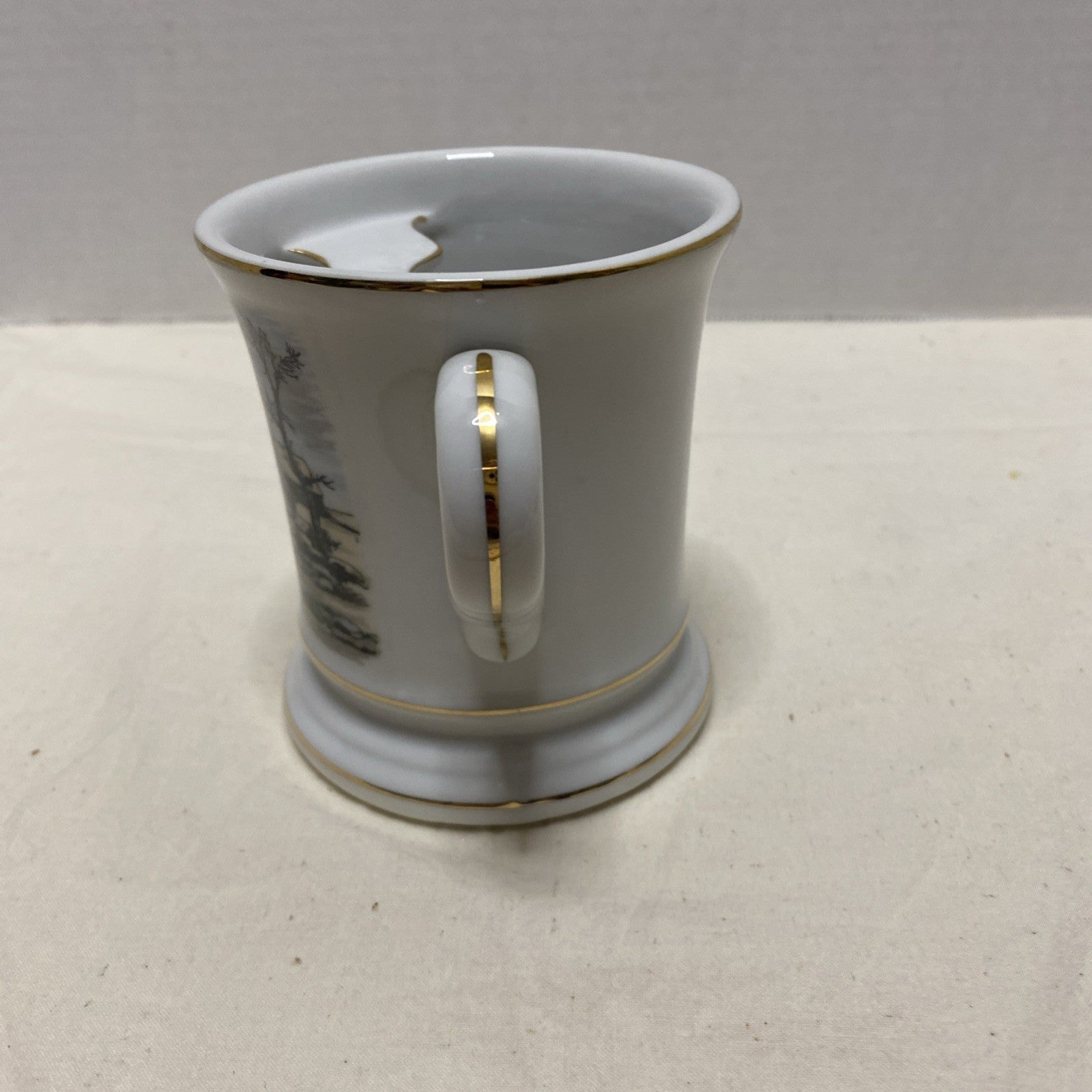 Currier And Ives Mustache Mug Winter In The Country Mustache Mug