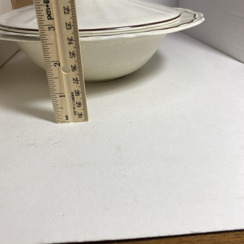 KENSINGTON STAFFORDSHIRE ENGLAND IRONSTONE CANTERBURY COVERED CASSEROLE